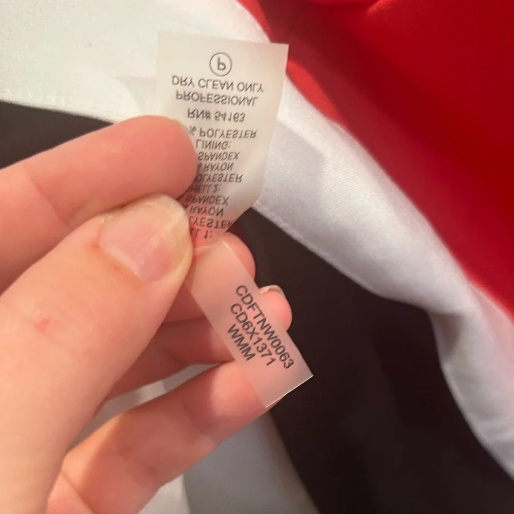 Calvin Klein Pink Orange Black Color Block Fit Flare Career Dress Women’s 10 NWT - Picture 6 of 12